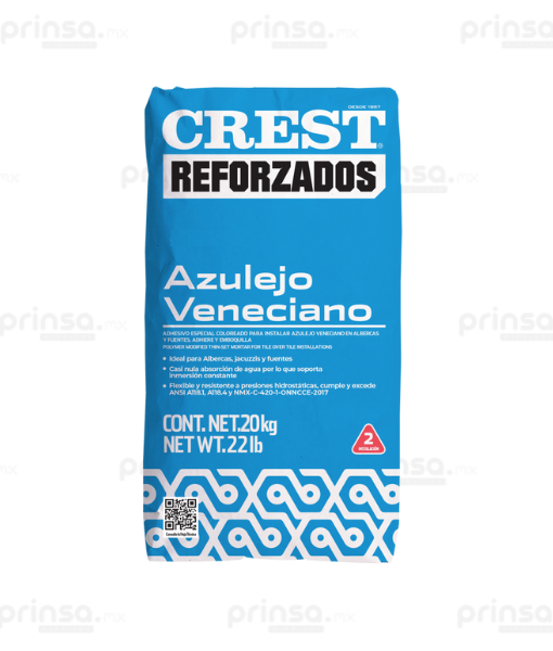 Pega veneciano Crest-ItaloVitreo 20 kg color azul índigo (603976630308)