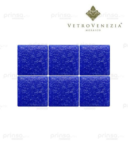 Vetro Venezia- Mosaico veneciano azul cobalto obscuro 2×2 (603977613348)