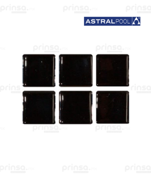 Mosaico Negro Liso 54398 formato 2.5x2.5 Togama (9806509244723)