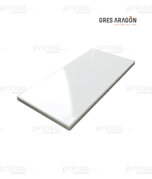 Azulejo Brillante Blanco Gres de Aragón