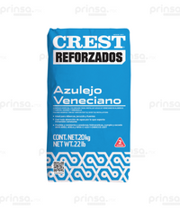 Pega veneciano Crest-ItaloVitreo 20 kg color azul Cancún (603976663076)