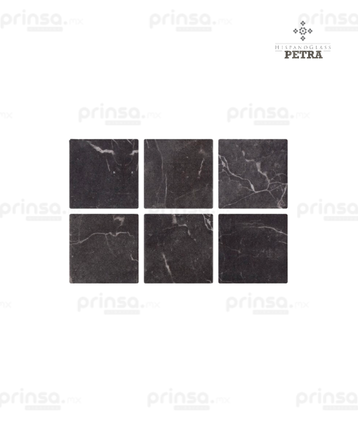 Hispano Glass PETRA Mármol Nero 2.50x2.50 (9937065541939)