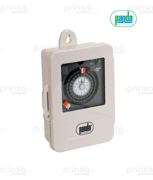 Timer mecánico de voltaje dual 110V o 230V con gabinete (8971908120883)