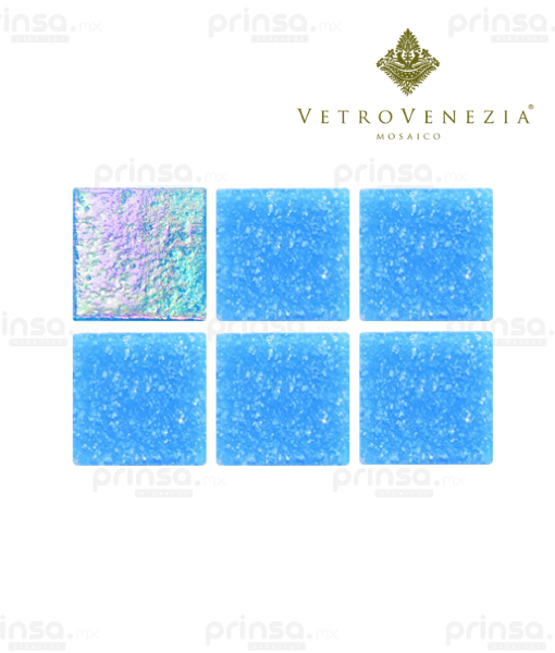 Vetro Venezia- Mosaico veneciano azul Cancún Stella 2×2 (4850043125794)