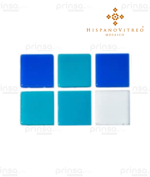 Hispano Vitreo – Mosaico mezcla Barza liso 2.5 x 2.5 (4855355670562)
