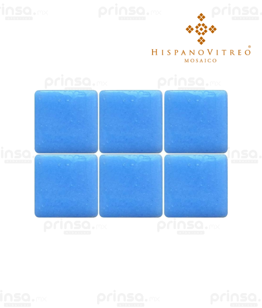 Hispano Vitreo – Mosaico color azul claro L2005 2.5 x 2.5 (603977351204)