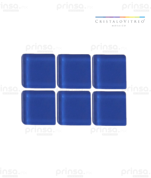 Cristalo Vitreo – Mosaico color azul intenso 2.5 x 2.5 (603977154596)