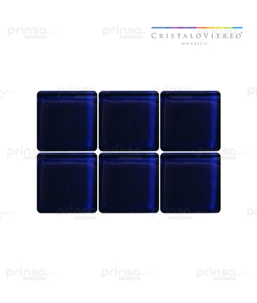 Cristalo Vitreo – Mosaico color azul cobalto 2.5 x 2.5 (603976925220)